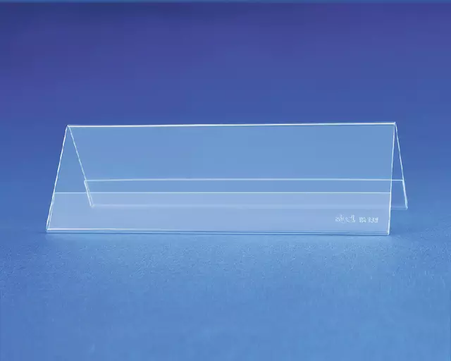 Tafelnaambord Sigel TA132 190x60mm 2-zijdig transparant