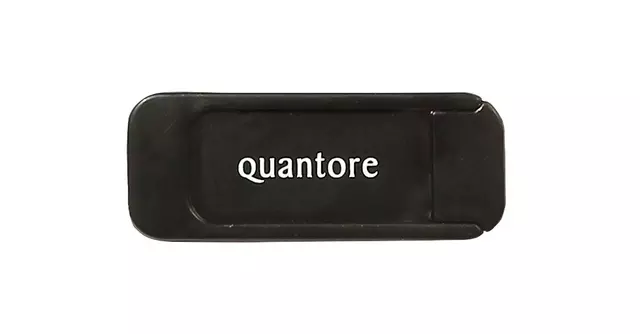 Een Webcamcover Quantore zwart koop je bij Van Hoye Kantoor BV