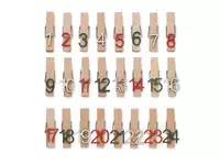 24 clip adventskalender set