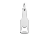 Aluminium sleutelhanger fles