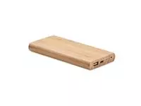 Bamboe powerbank 6000 mAh