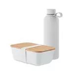 Cadeauset lunchbox en fles