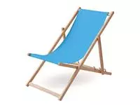 Houten strandstoel