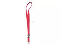 Lanyard, metalen haak. 20 mm