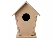 Vogelhuisje van MDF