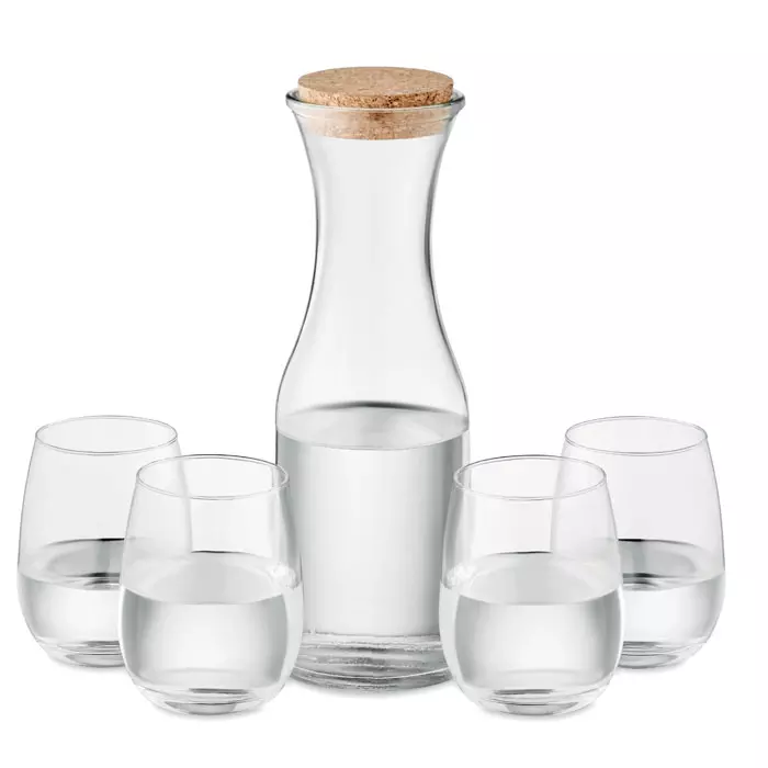 Drankenset gerecycled glas