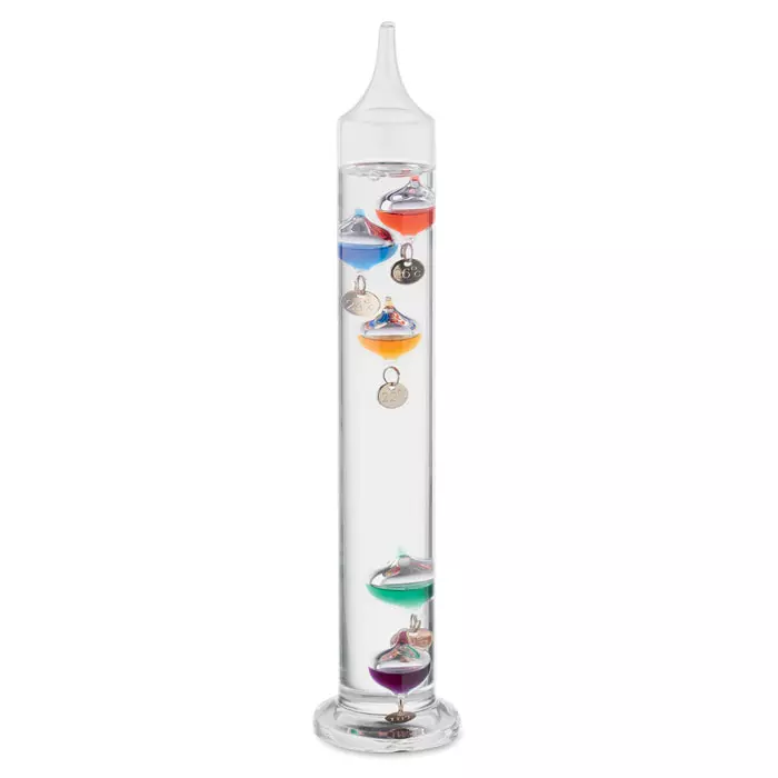 Galileo thermometer glas 28cm