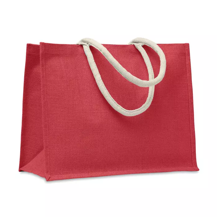 Jute tas met katoenen hengsels MO6443-