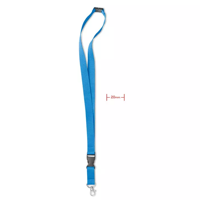 Lanyard, metalen haak. 20 mm