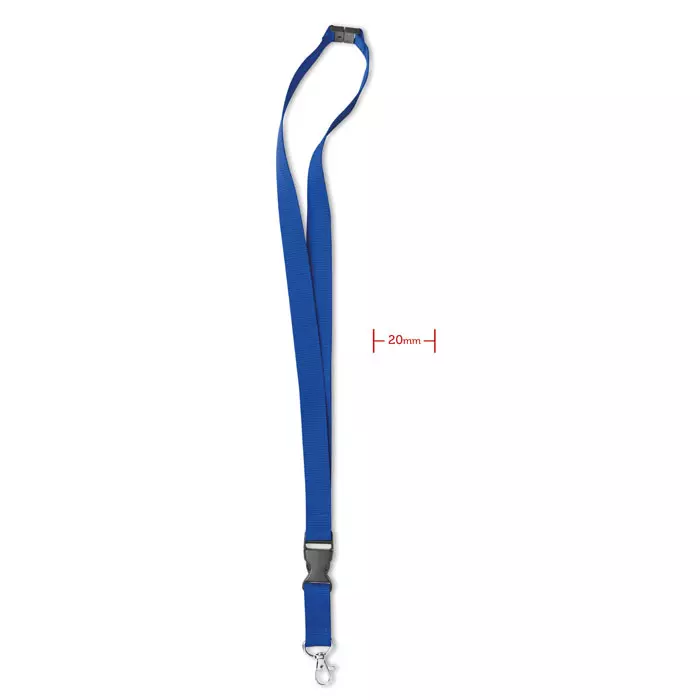 Lanyard, metalen haak. 20 mm