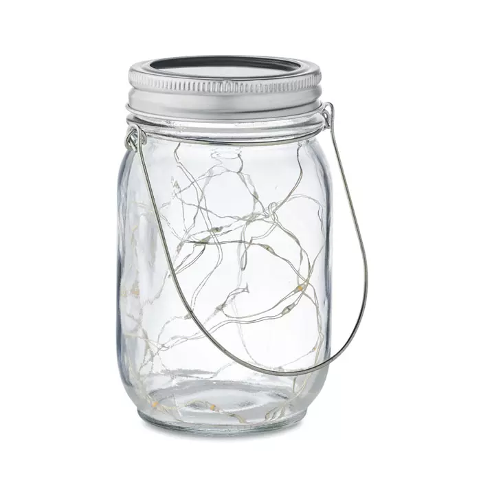 Mason jar solar buitenlamp