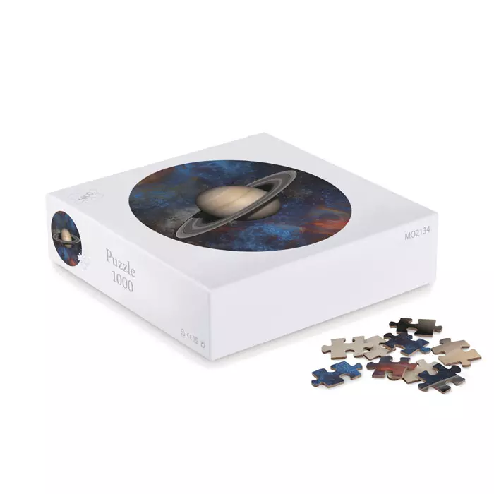 Puzzel van 1000 stukjes in doos