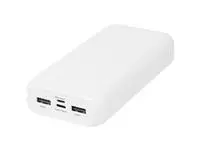 Electro powerbank van 20.000 mAh van gerecycled plastic 