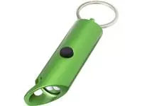 Flare led-lamp en flesopener van gerecycled aluminium met sleutelhanger