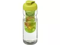 H2O Active® Base 650 ml sportfles en infuser met flipcapdeksel