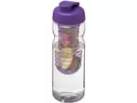 H2O Active® Base 650 ml sportfles en infuser met flipcapdeksel