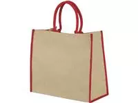 Harry jute draagtas met gekleurde accenten 25L