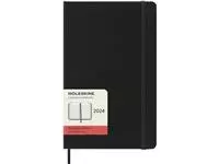 Moleskine 12M dag agenda L met harde kaft