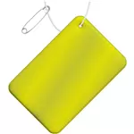 RFX™ H-10 kleine rechthoekige reflecterende pvc hanger