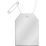 RFX™ H-12 reflecterende pvc hanger met label