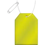 RFX™ H-12 reflecterende pvc hanger met label