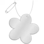 RFX™ H-13 reflecterende TPU hanger met bloemen