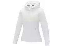 Sayan anorak dames sweater met halve rits en capuchon