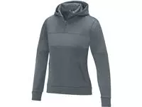 Sayan anorak dames sweater met halve rits en capuchon