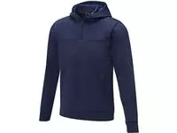 Sayan anorak heren sweater met halve rits en capuchon