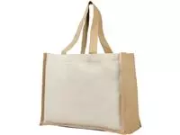 Varai 320 g/m² canvas en jute boodschappentas 23L