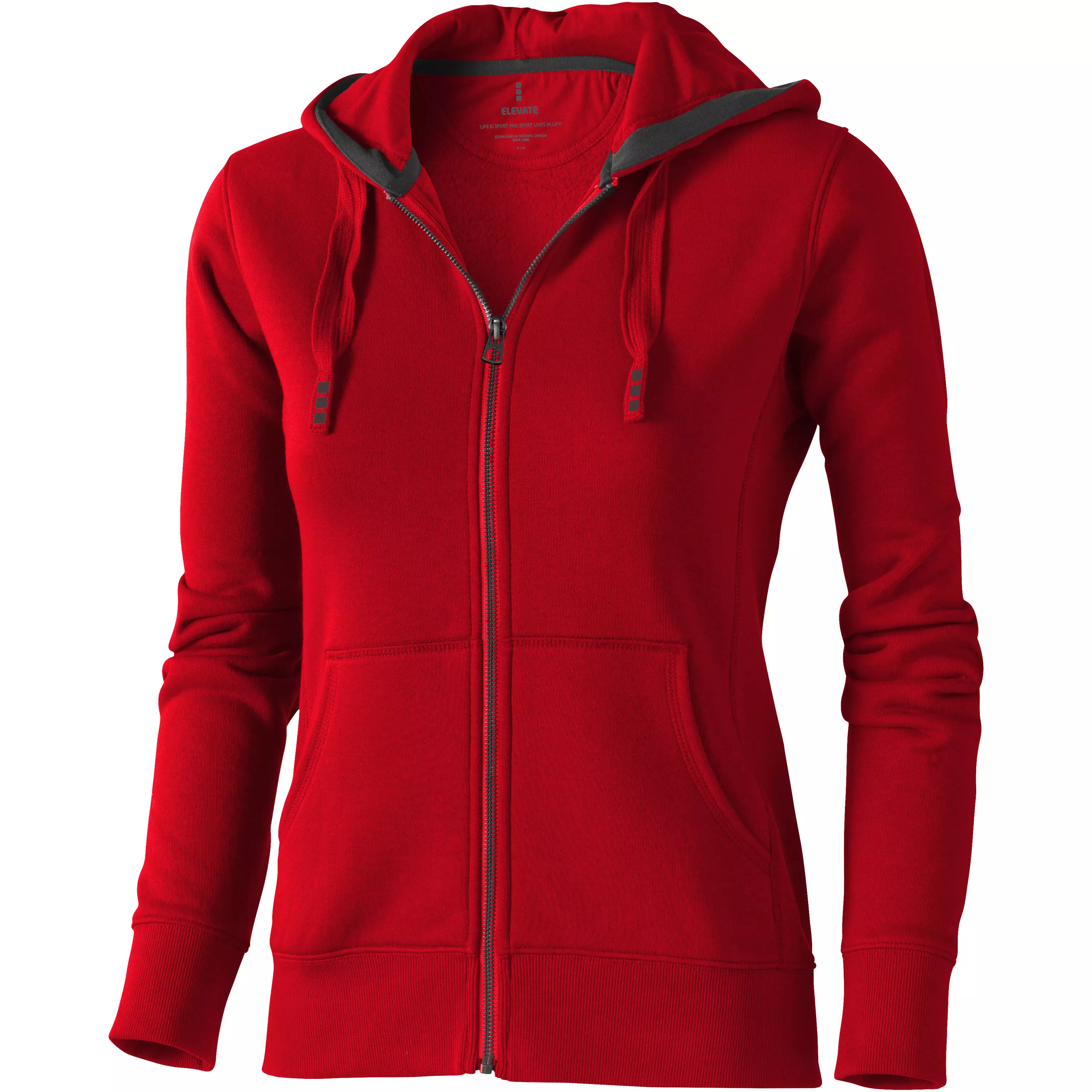 Arora dames hoodie met ritssluiting