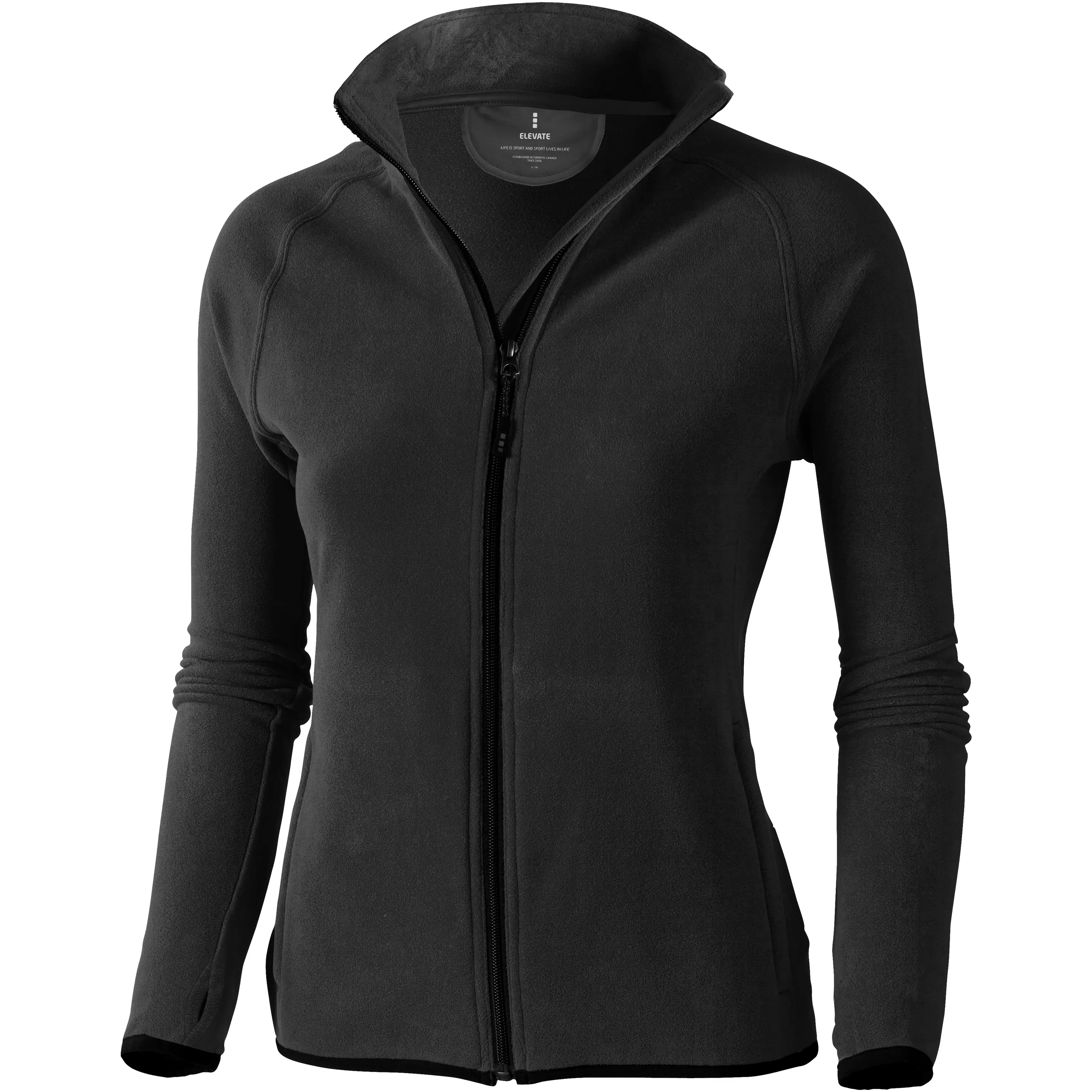 Brossard fleece dames jas met ritssluiting