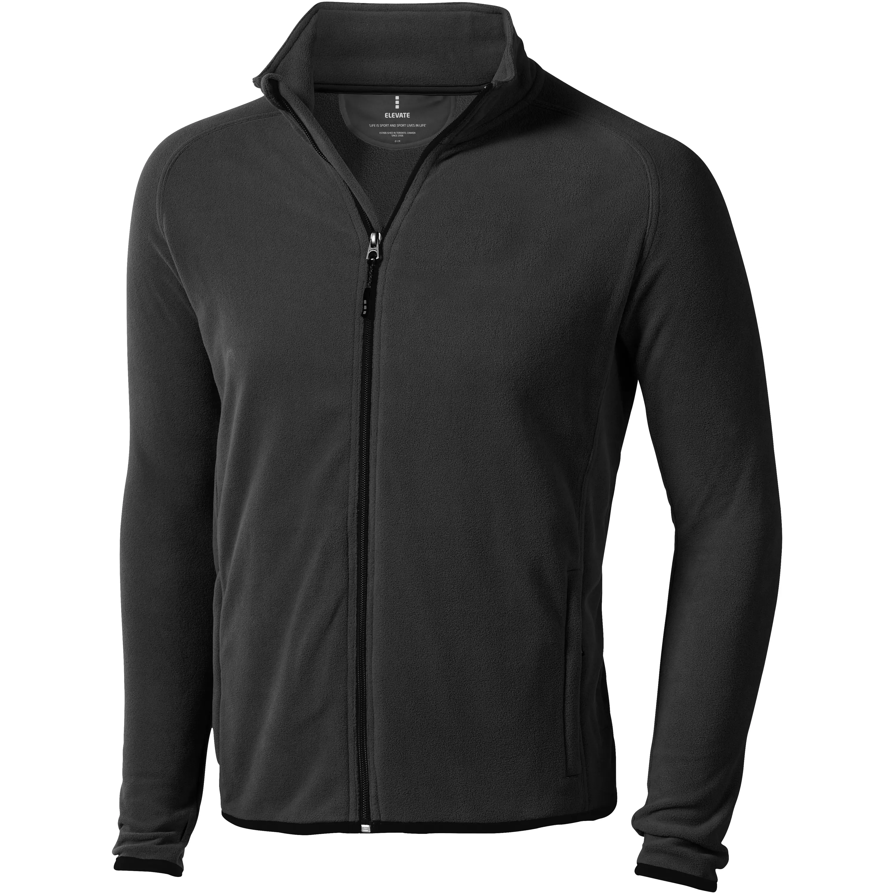 Brossard fleece heren jas met ritssluiting