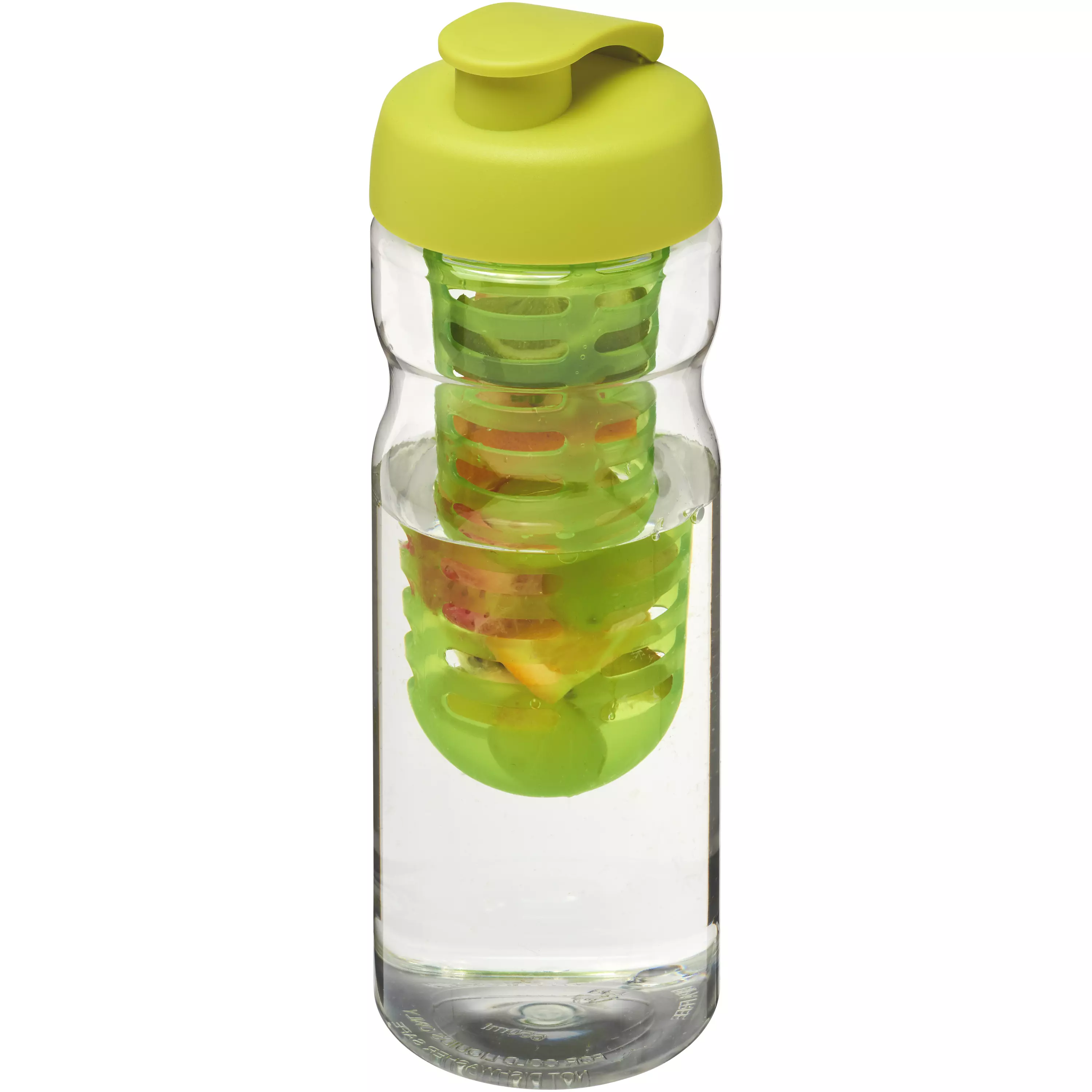 H2O Active® Base 650 ml sportfles en infuser met flipcapdeksel