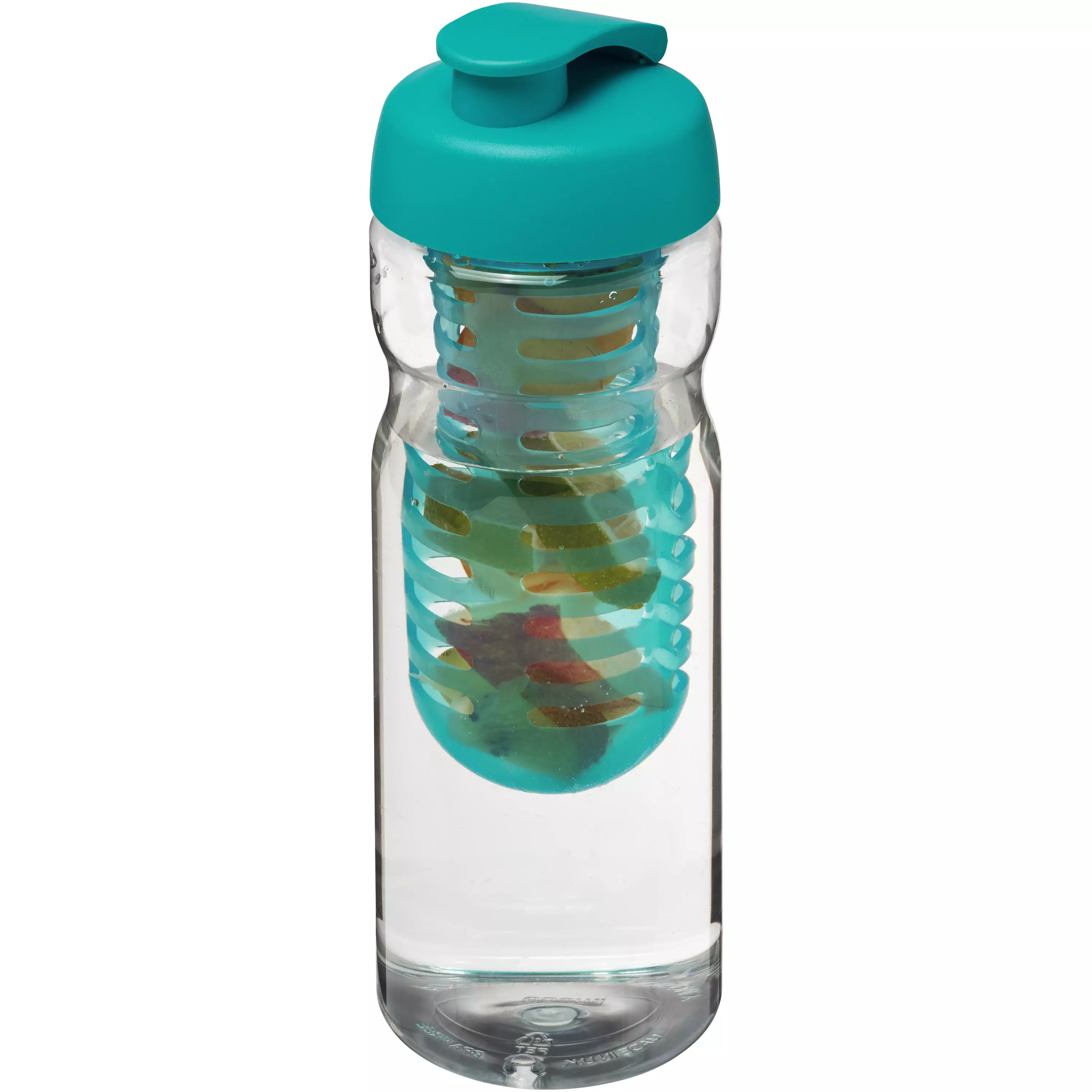 H2O Active® Base 650 ml sportfles en infuser met flipcapdeksel