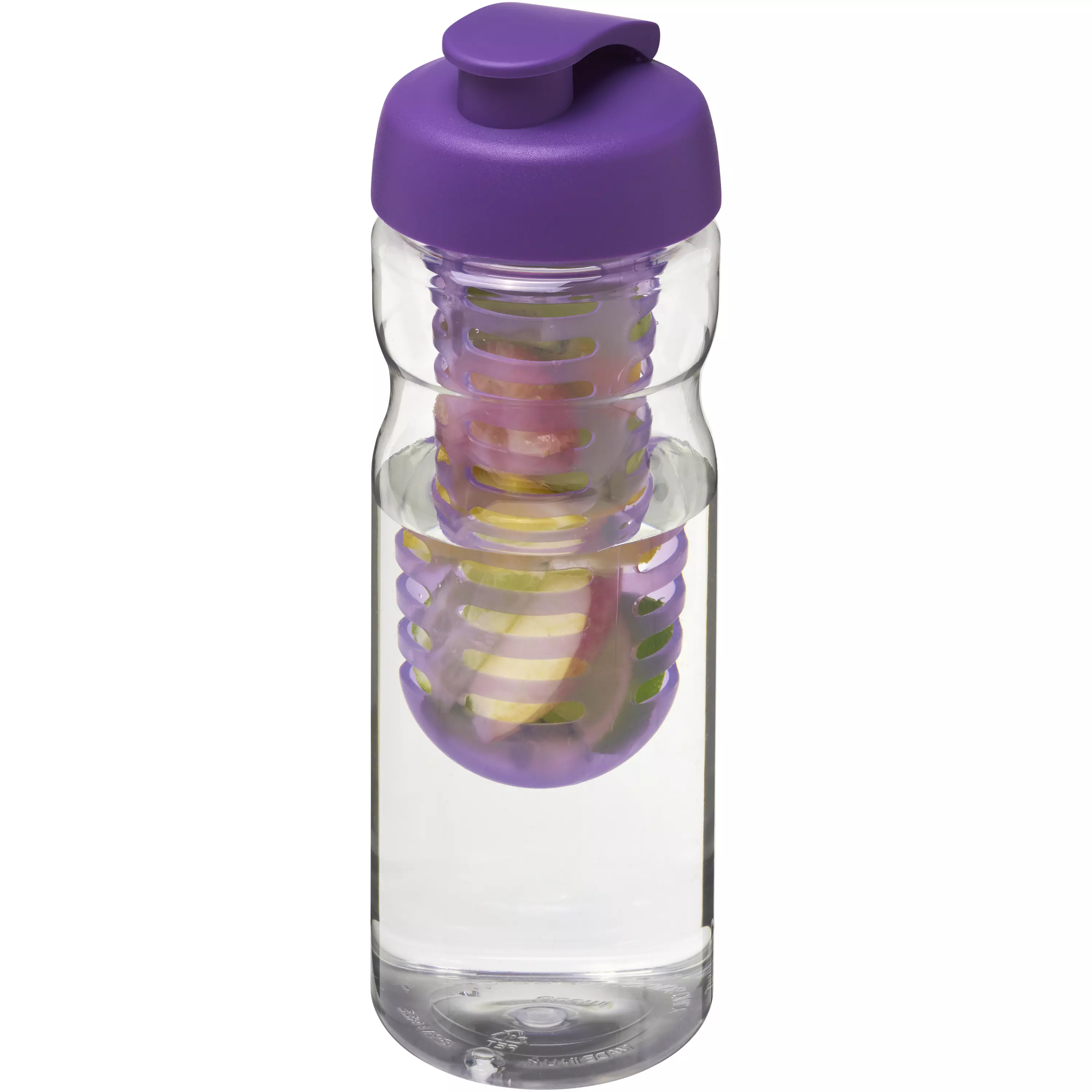 H2O Active® Base 650 ml sportfles en infuser met flipcapdeksel