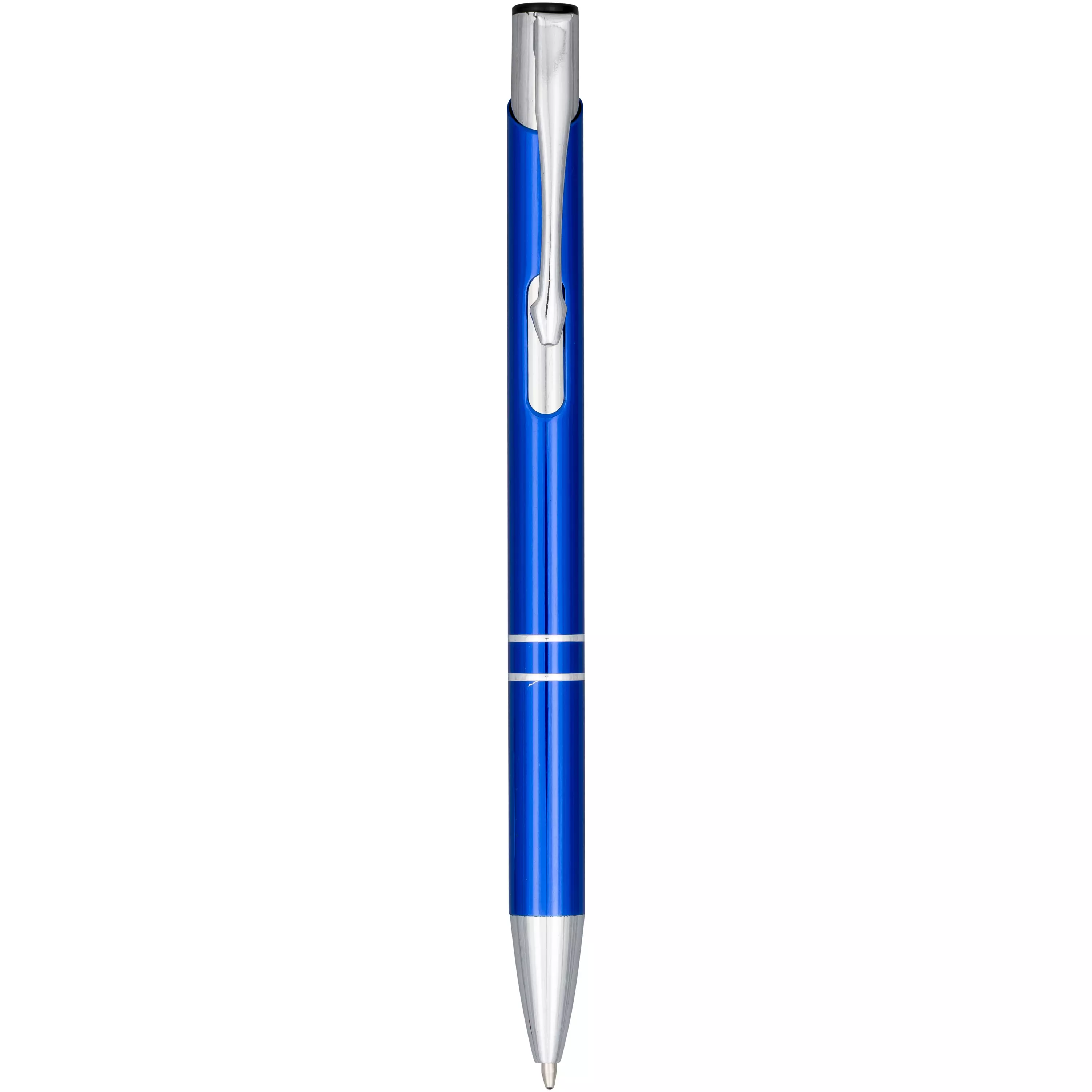 Moneta geanodiseerde aluminium balpen (blauwe inkt)