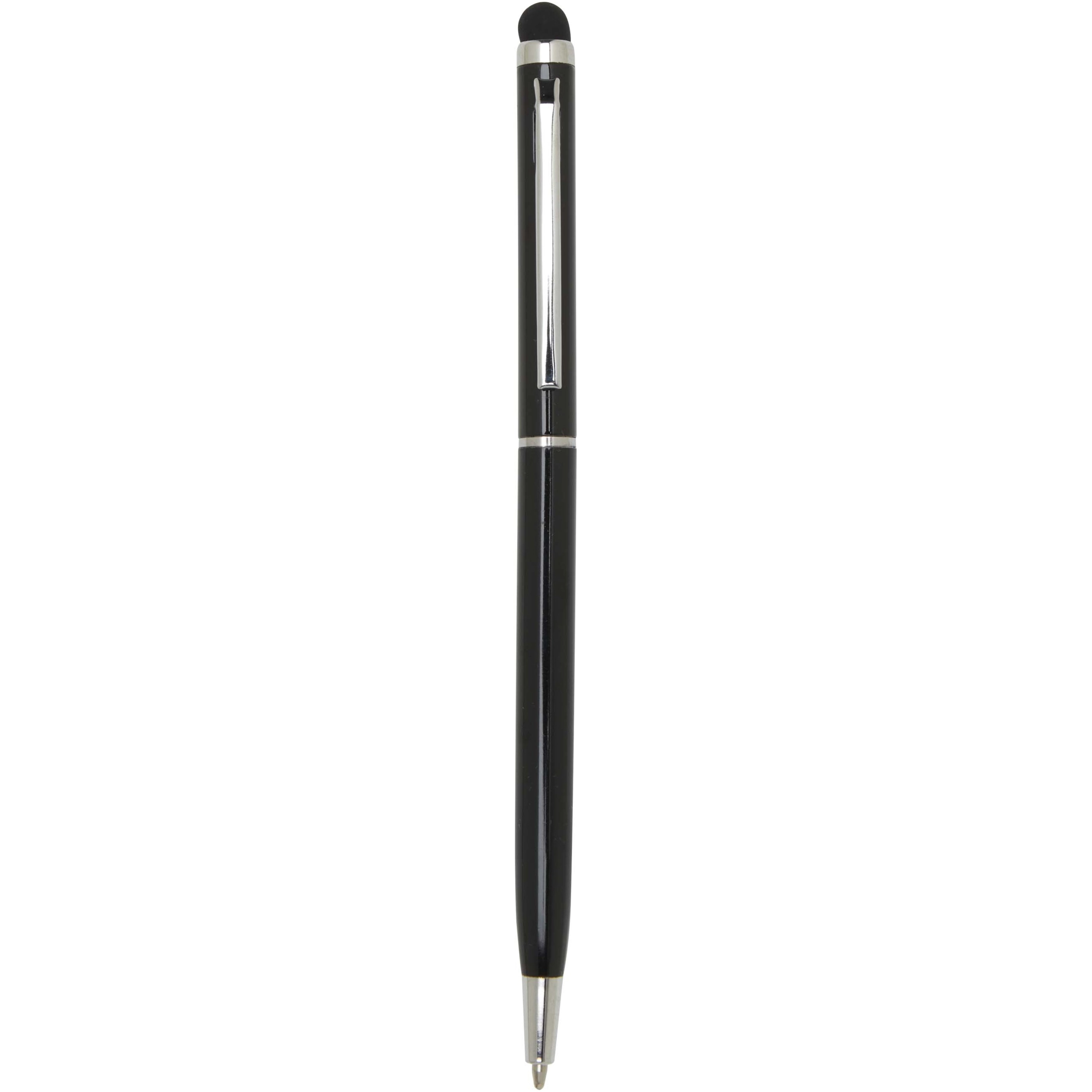 Ore aluminium balpen met stylus (blauwe inkt)