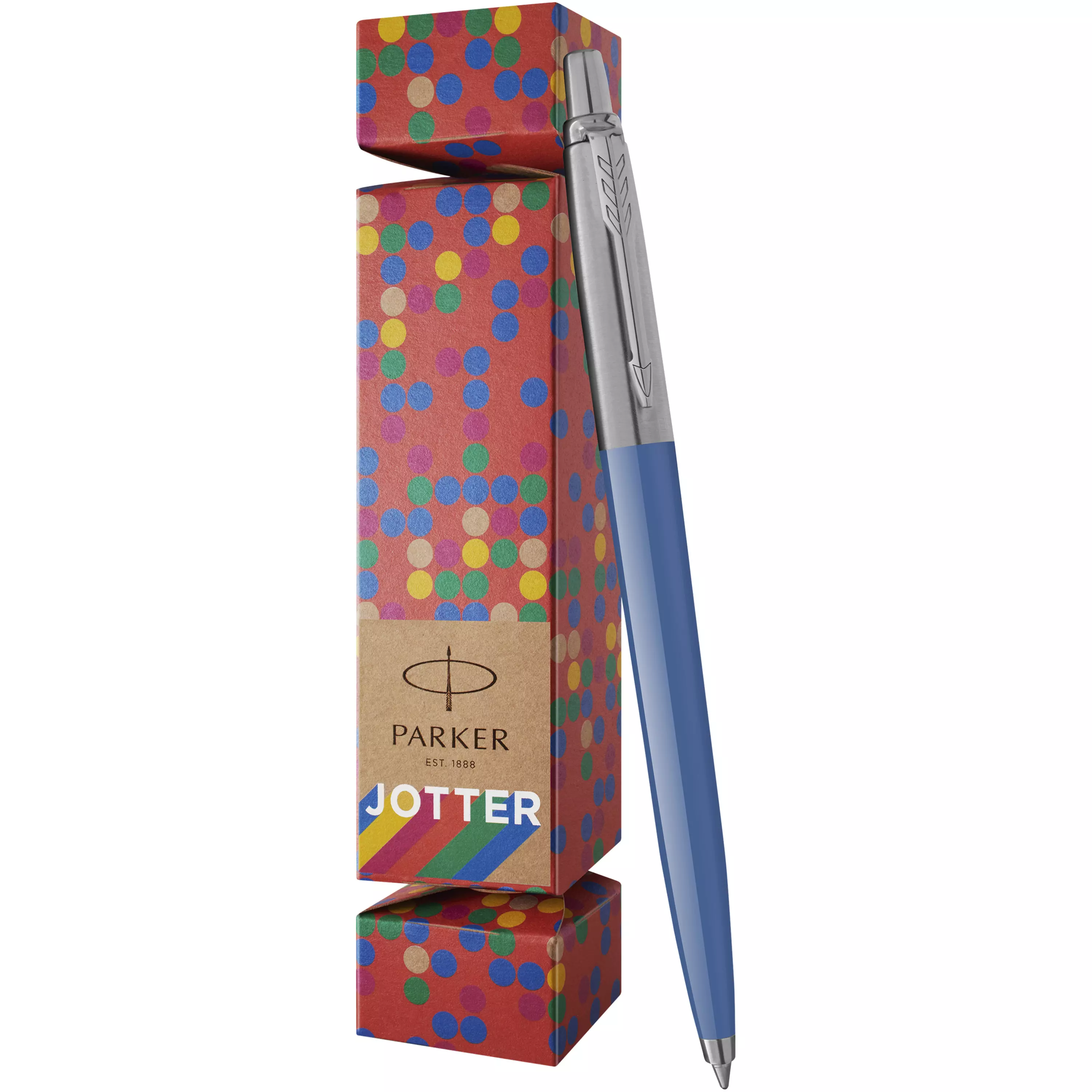 Parker Jotter Cracker geschenkset met pen (blauwe inkt)