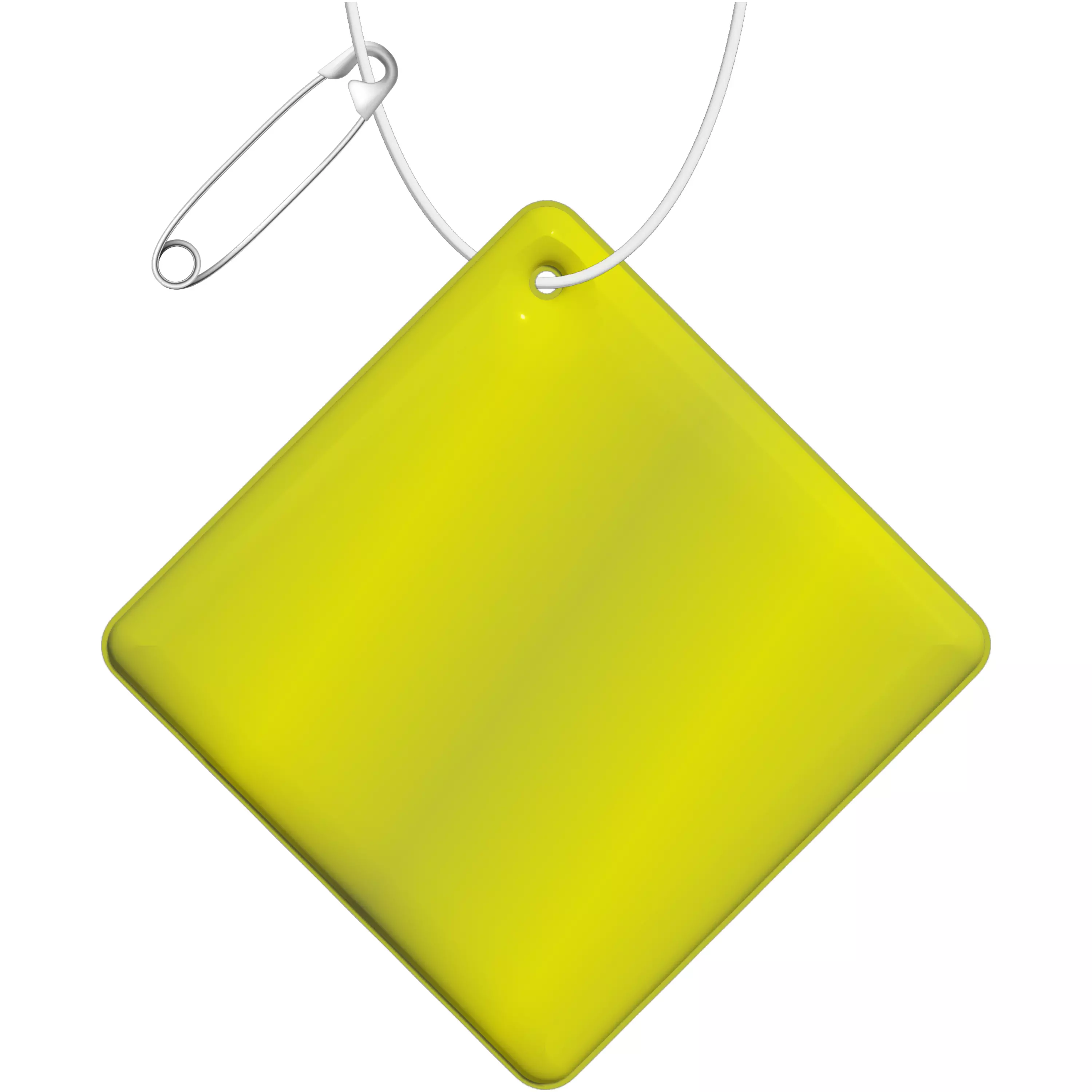 RFX™ H-09 kleine reflecterende pvc hanger met diamant