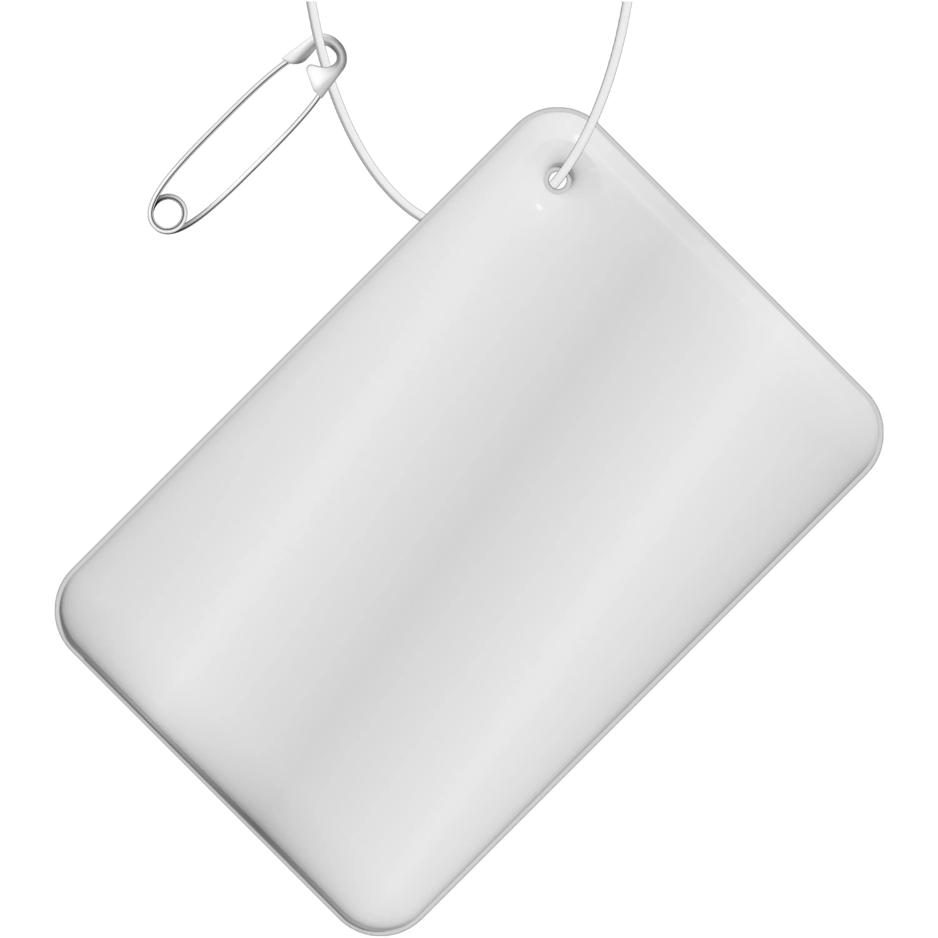 RFX™ H-10 kleine rechthoekige reflecterende pvc hanger