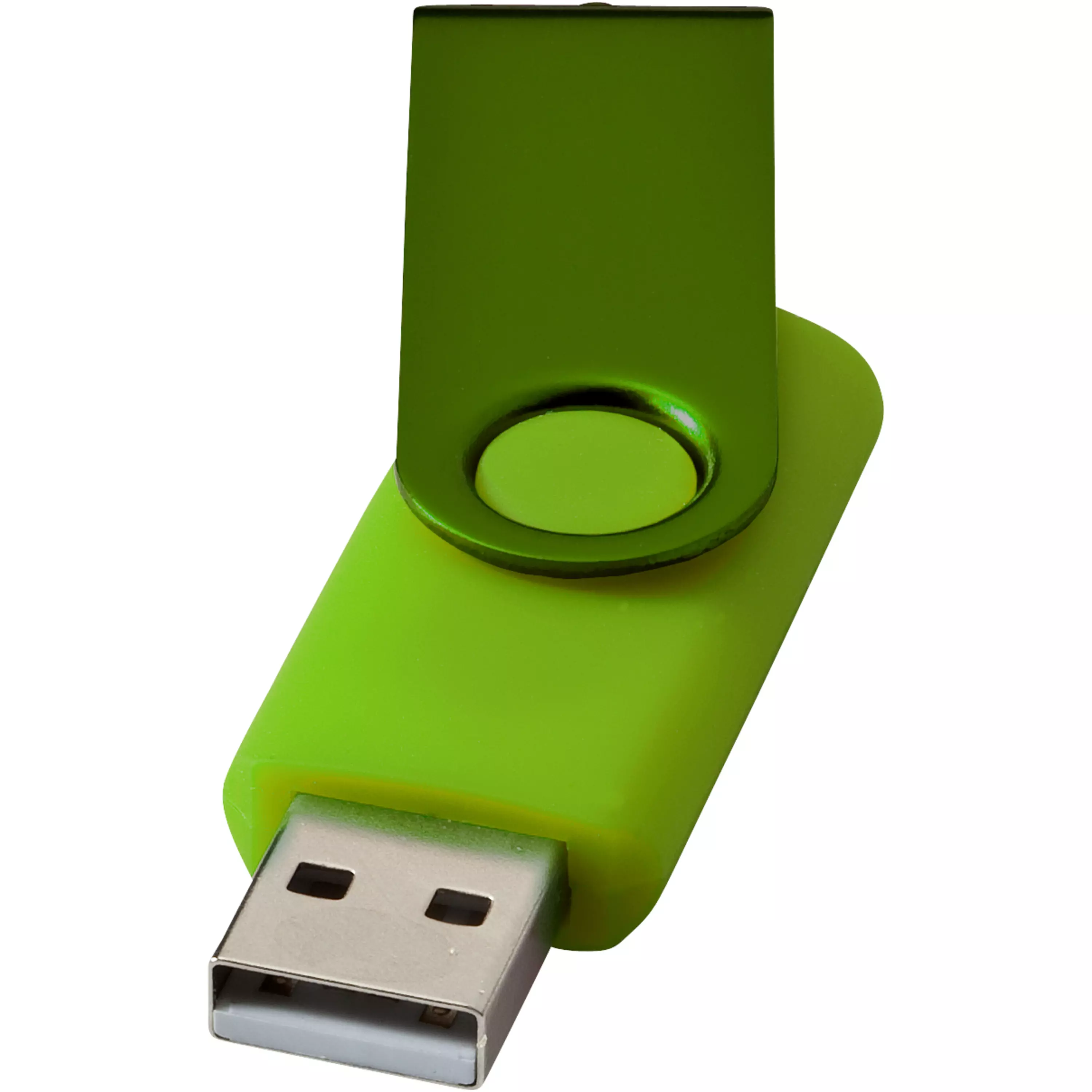 Rotate metallic USB