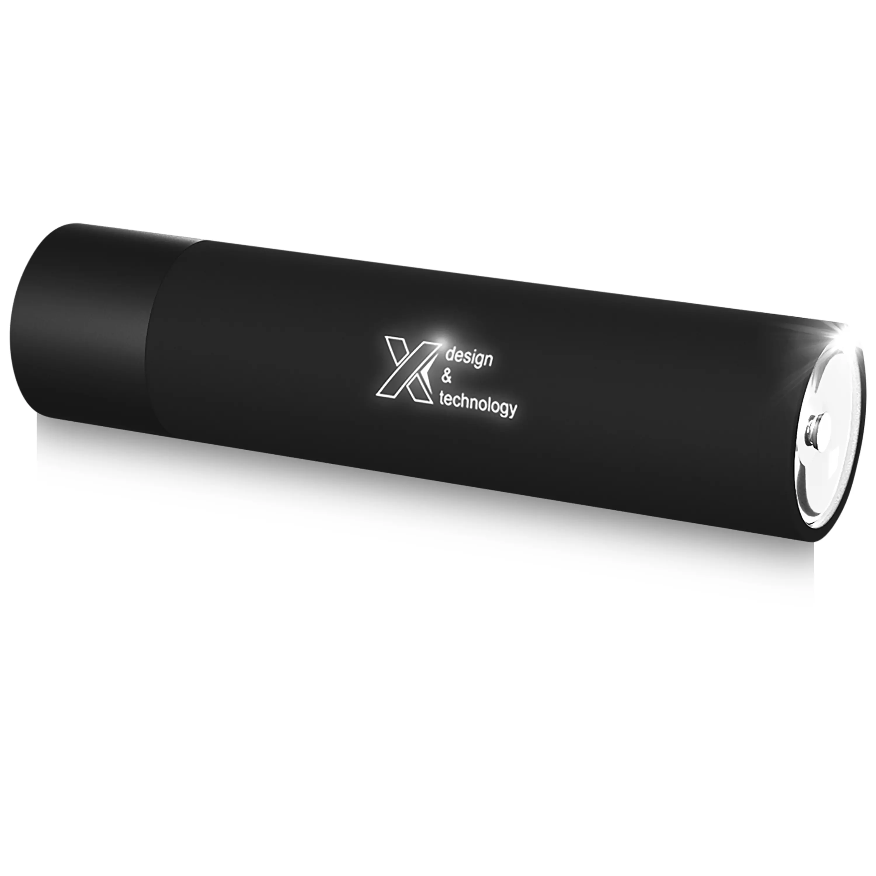 SCX.design F10 2500 mAh zaklamp met oplichtend logo