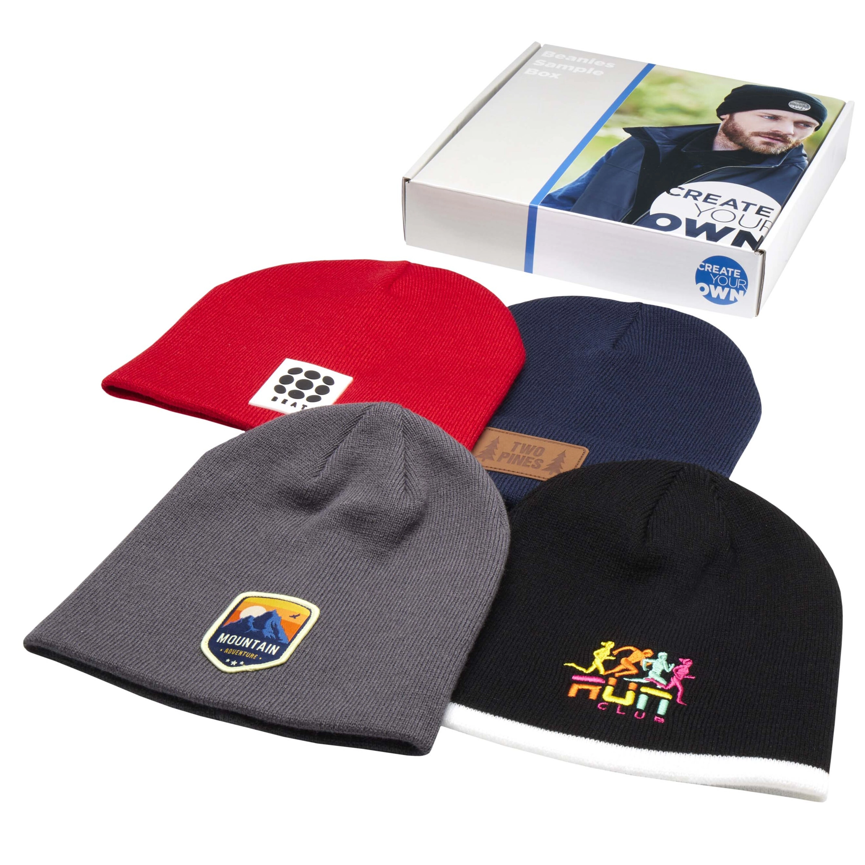 Sample box beanies