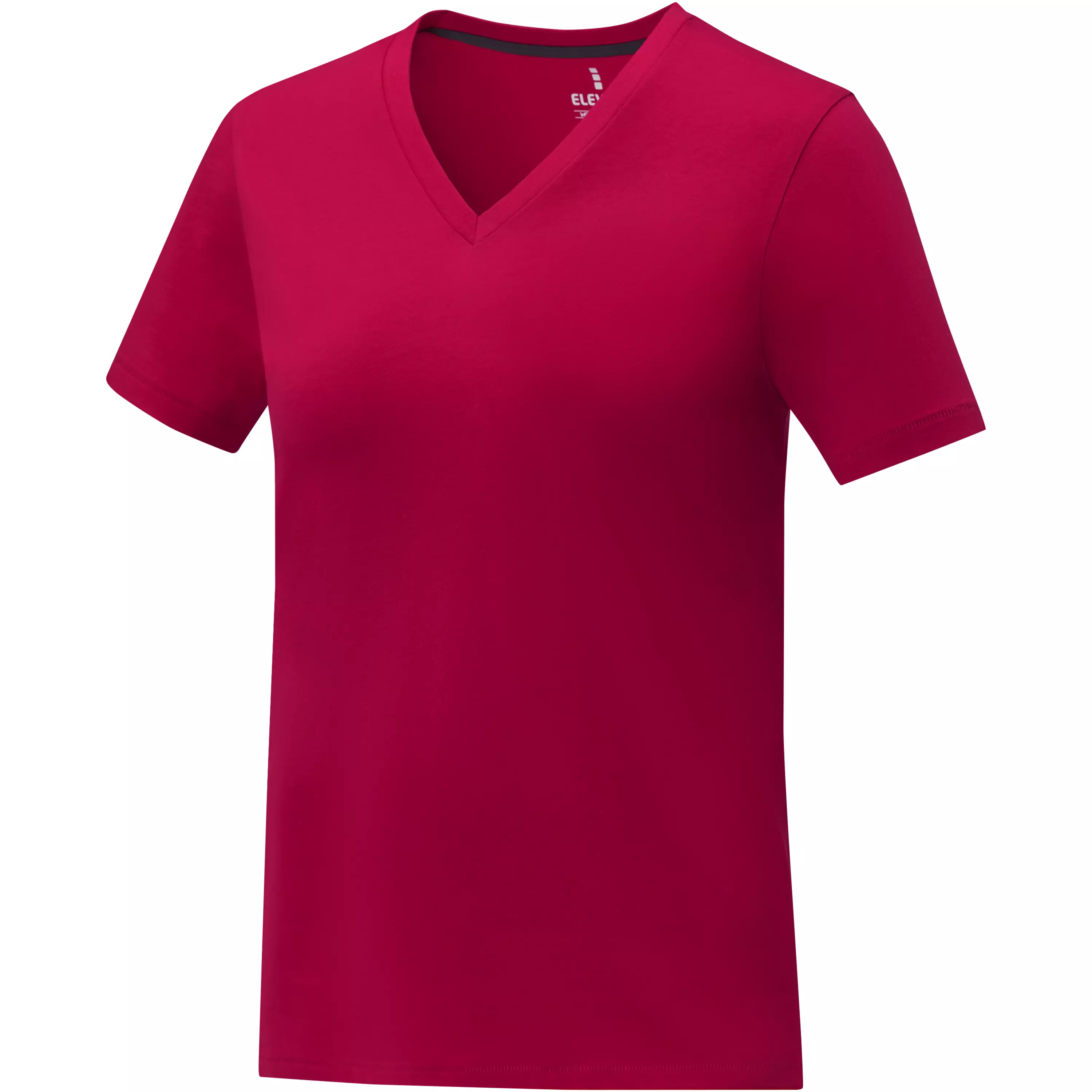 Somoto Dames T-shirt met V-hals en korte mouwen 