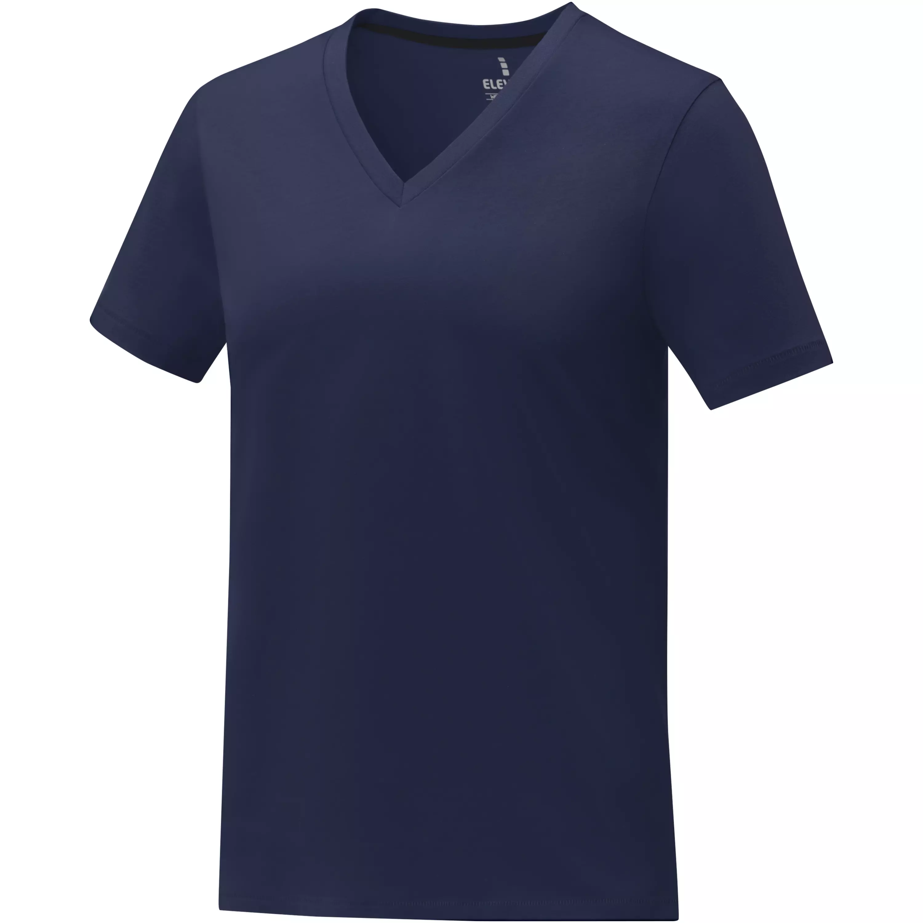 Somoto Dames T-shirt met V-hals en korte mouwen 