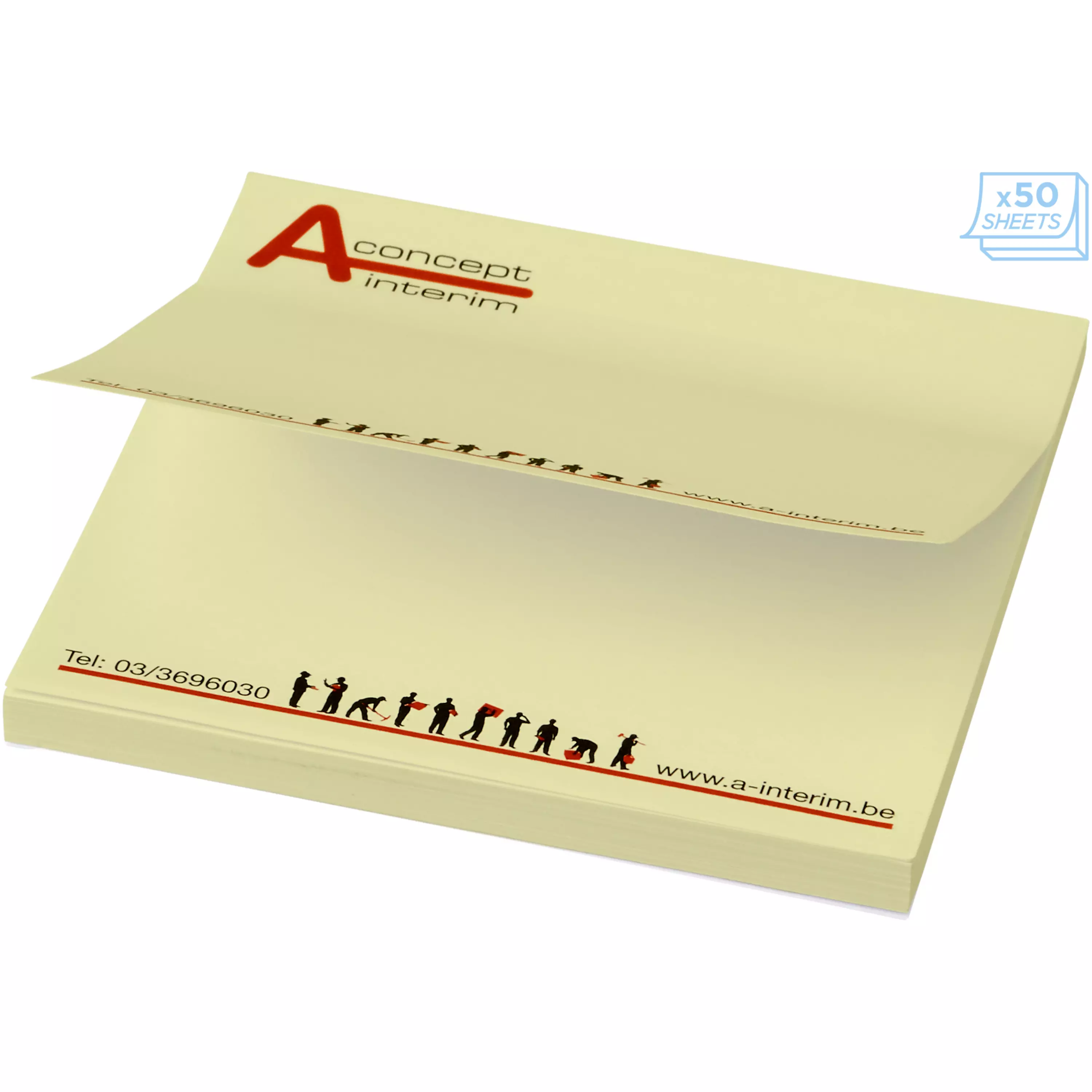 Sticky-Mate® sticky notes 75x75 mm