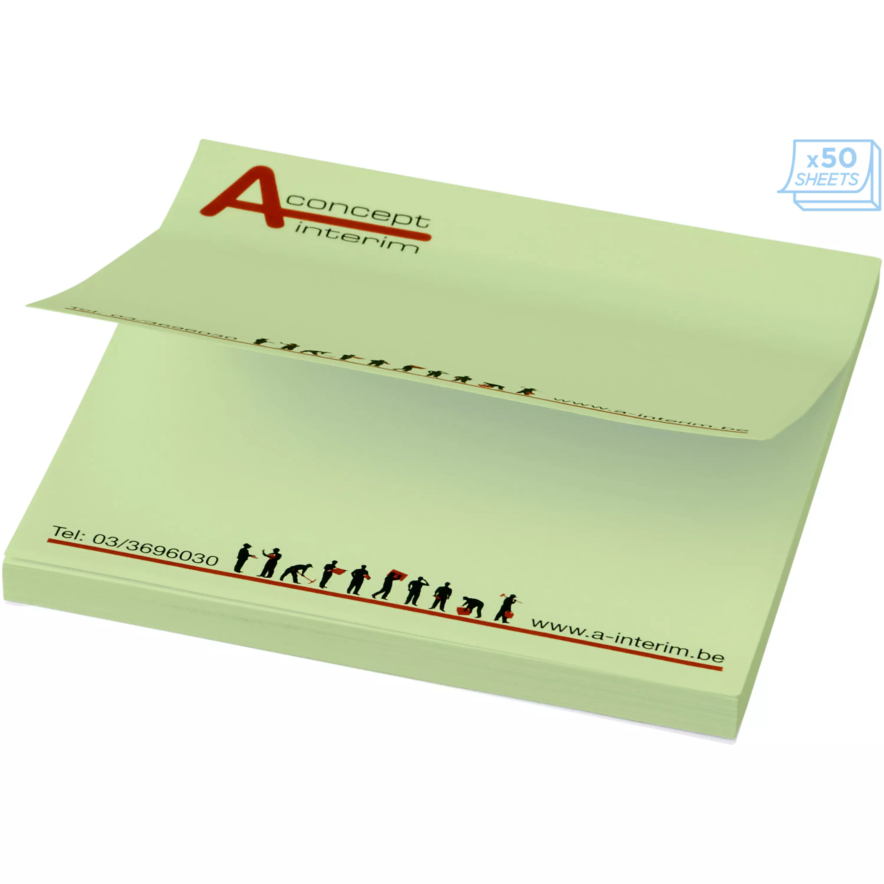 Sticky-Mate® sticky notes 75x75 mm