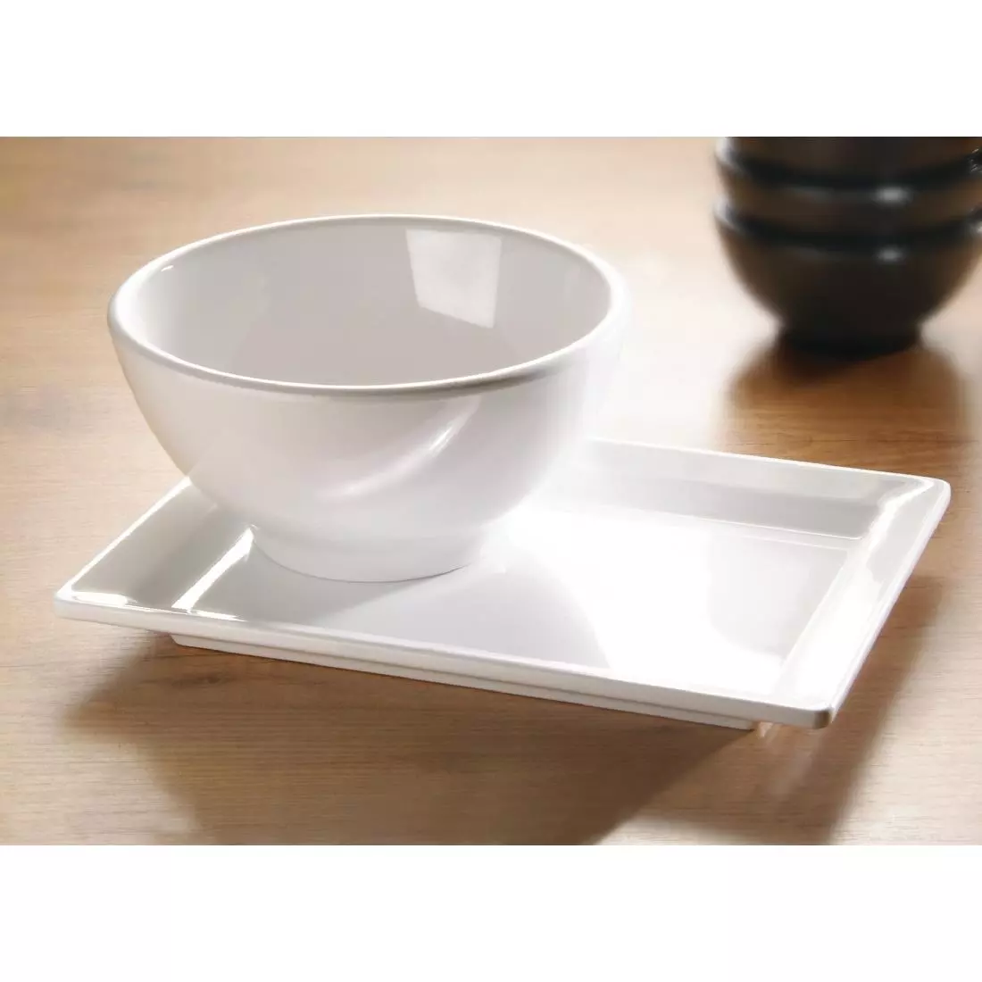 Een APS Pure ronde melamine kom wit 13cm koop je bij ShopXPress