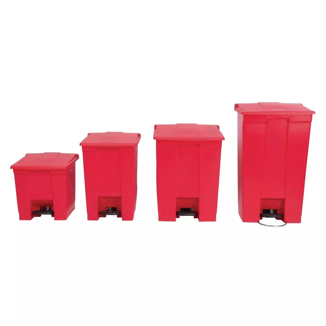 Een Rubbermaid Step-On pedaalemmer rood 87L koop je bij ShopXPress